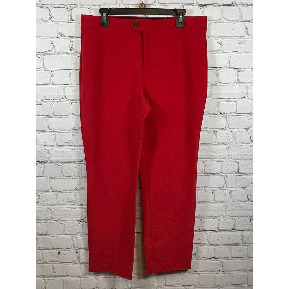 Banana Republic Classic Red Dress Pants Professional Work Wear‎ Trousers 14